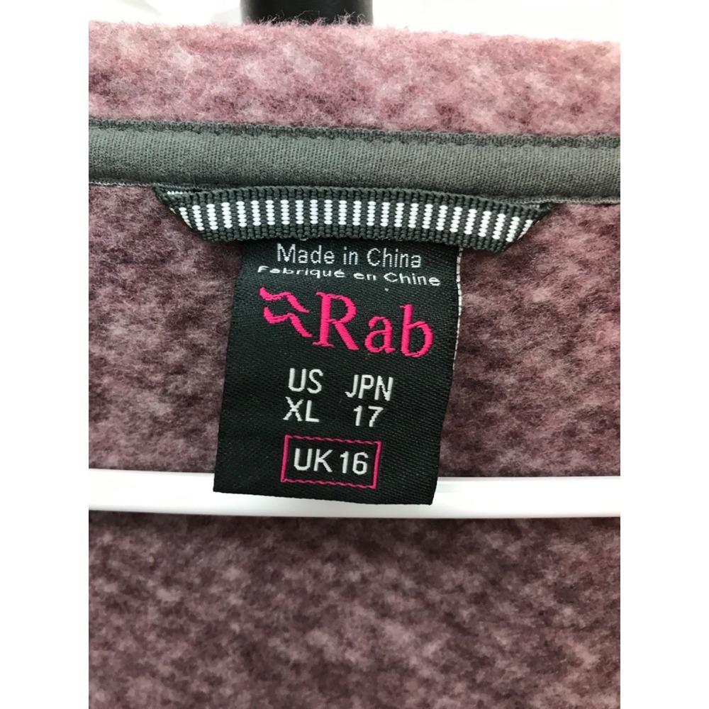 Rab Womens Amy Hoodie Jacket XL Purple Pockets Polyester Zip Front G - Picture 5 of 6